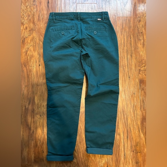 Eddie Bauer Women's Teal Chinos Size Petite 0 Fall Autumn - Picture 9 of 9